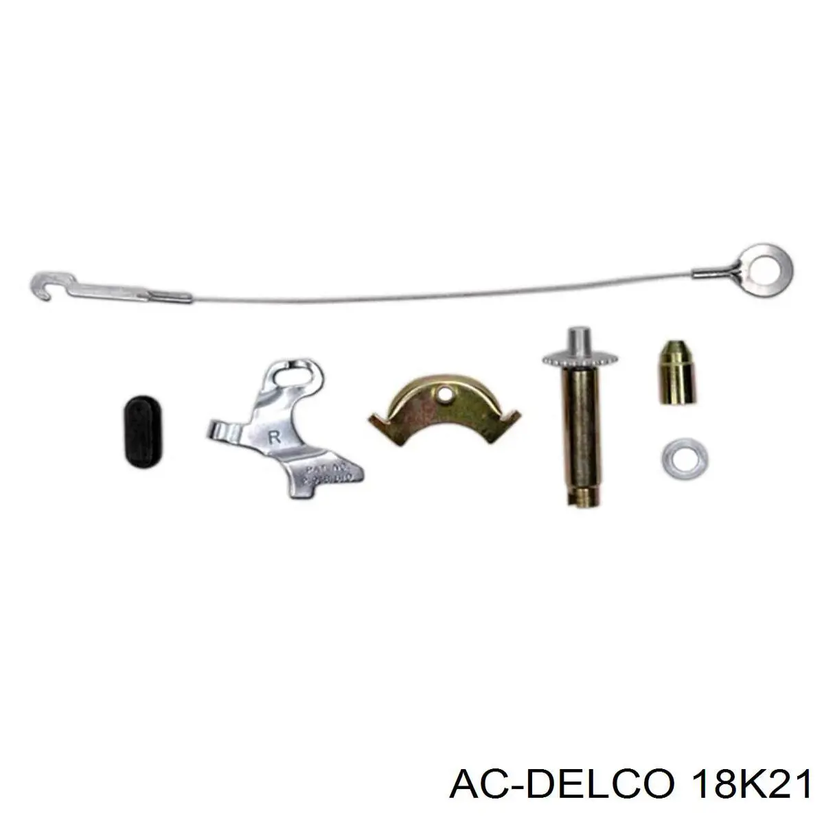 Механизм подвода (самоподвода) барабанных колодок (разводной ремкомплект) AC Delco 18K21