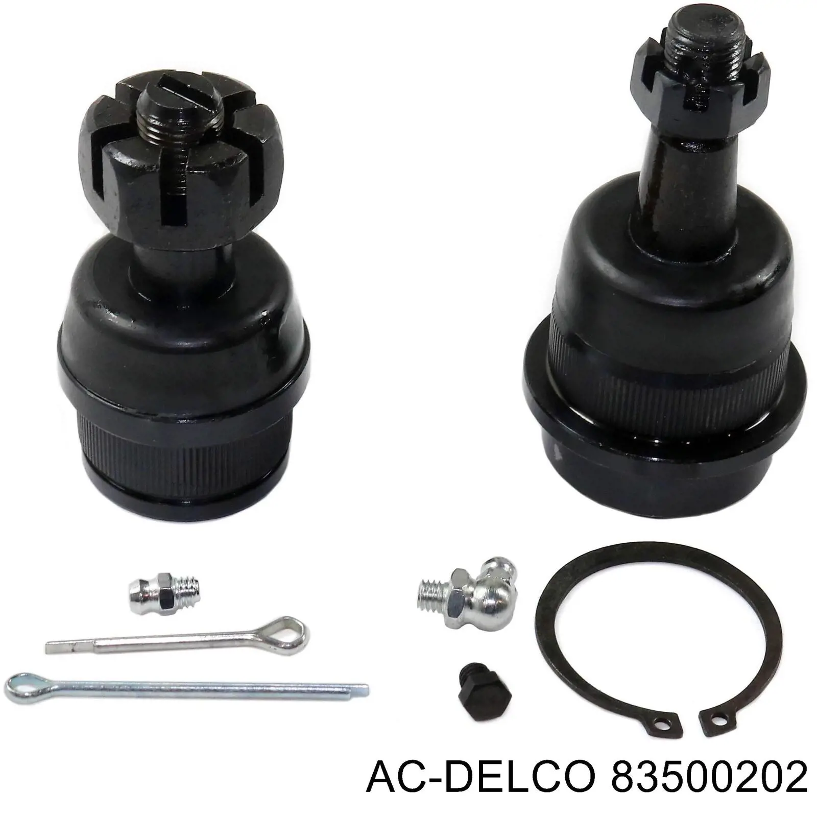 Опора шаровая нижняя + верхняя, комплект AC Delco 83500202