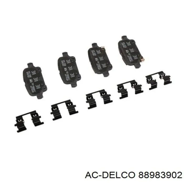 Задние тормозные колодки MKD974A Jurid/Bendix