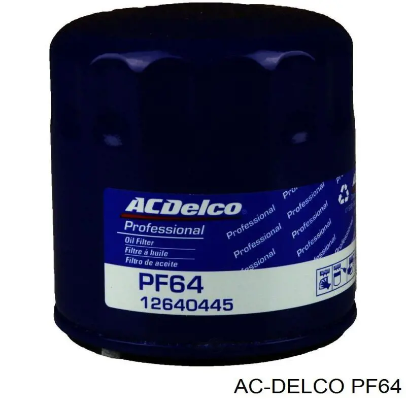 PF64 AC Delco filtro de óleo