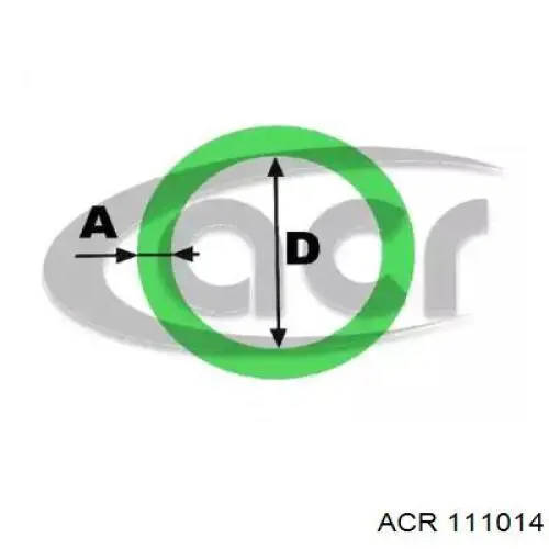 Кольцо уплотнительное трубки кондиционера 111014 ACR