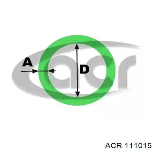 95557374910 VAG vedante anular de tubo de aparelho de ar condicionado