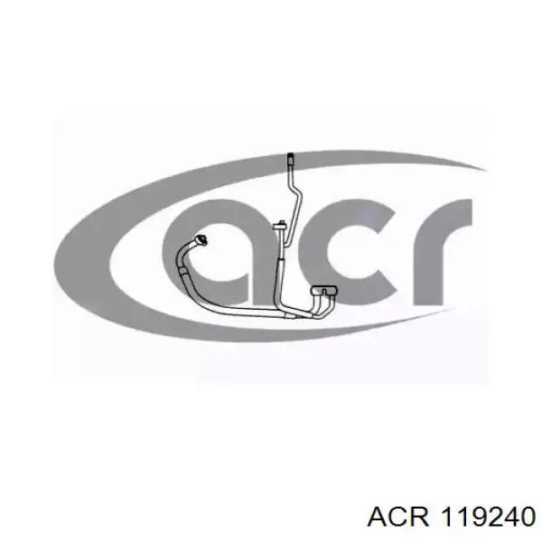 119240 ACR mangueira de aparelho de ar condicionado, desde o compressor até o radiador