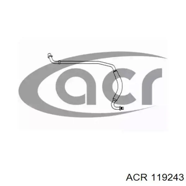 2S6H19A705AE Ford mangueira de aparelho de ar condicionado, desde o radiador até o secador