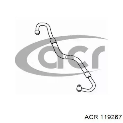 Шланг кондиционера, от испарителя к компрессору 119267 ACR