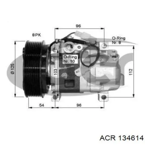 Компрессор кондиционера 134614 ACR