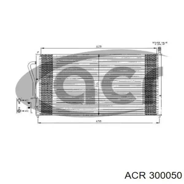 Радиатор кондиционера 300050 ACR