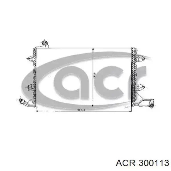 Радиатор кондиционера 300113 ACR
