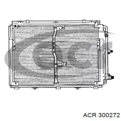 Радиатор кондиционера 300272 ACR