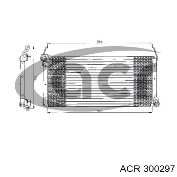 Радиатор кондиционера 300297 ACR