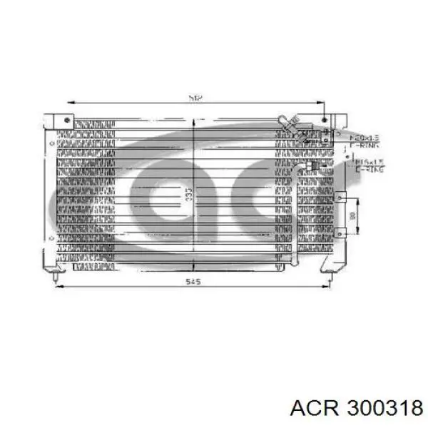 Радиатор кондиционера 300318 ACR