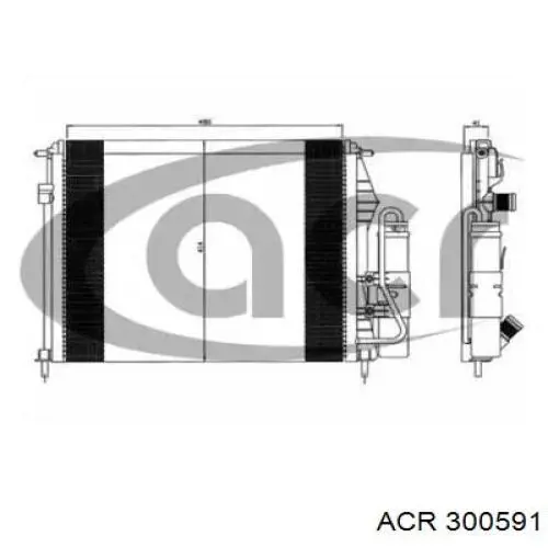 Радиатор 300591 ACR