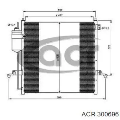 300696 ACR radiador de aparelho de ar condicionado