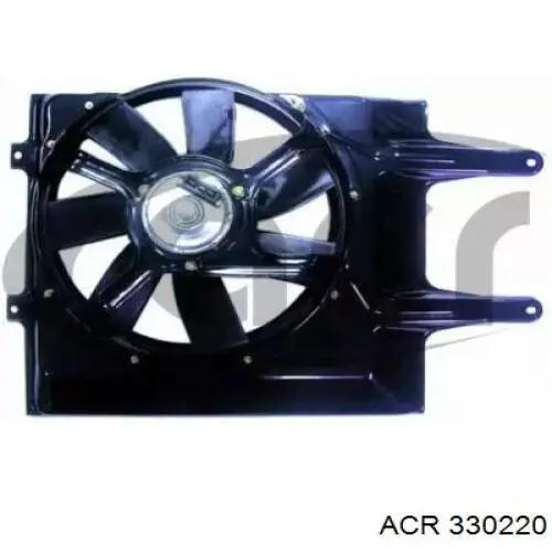 330220 ACR difusor do radiador de esfriamento, montado com motor e roda de aletas