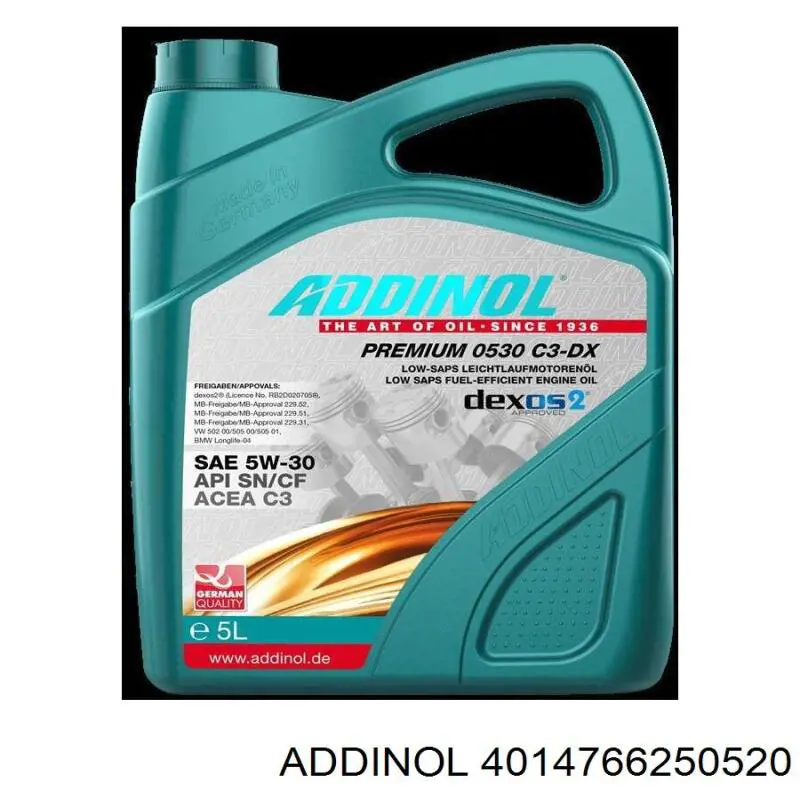 Купить 4014766250520 Addinol Моторное масло для дизеля