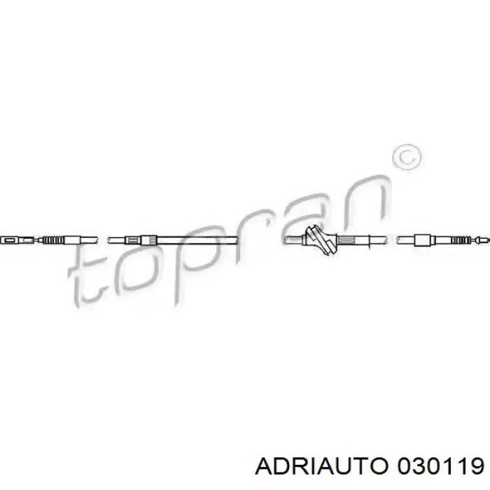 Трос сцепления Adriauto 030119 цена, от 15.36 USD