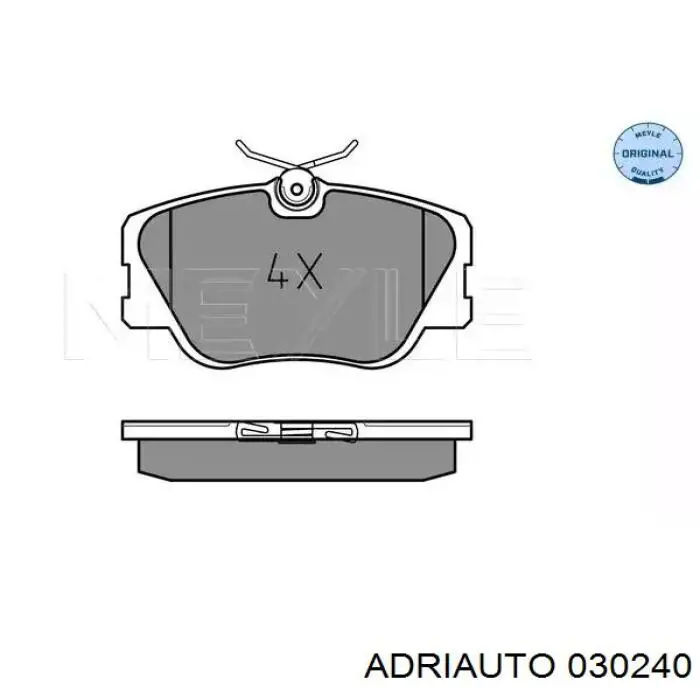 Трос ручного тормоза задний Adriauto 030240 цена, от 11.76 USD