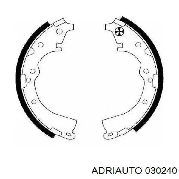 Cable de freno de mano trasero izquierdo 030240 Adriauto