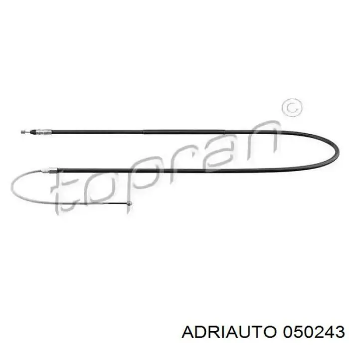 Cable de freno de mano trasero izquierdo 050243 Adriauto