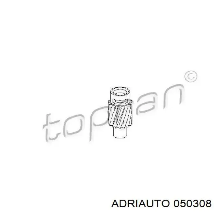 050308 Adriauto трос/тяга газа (акселератора)
