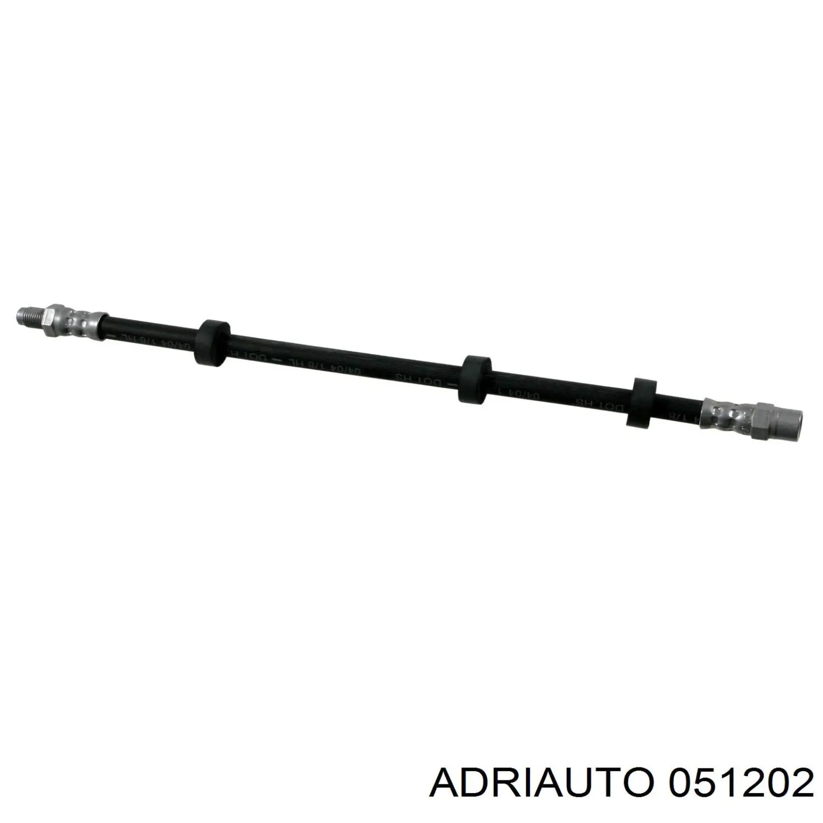 Tubo flexible de frenos trasero 051202 Adriauto