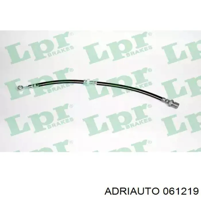 Tubo flexible de frenos delantero izquierdo 061219 Adriauto