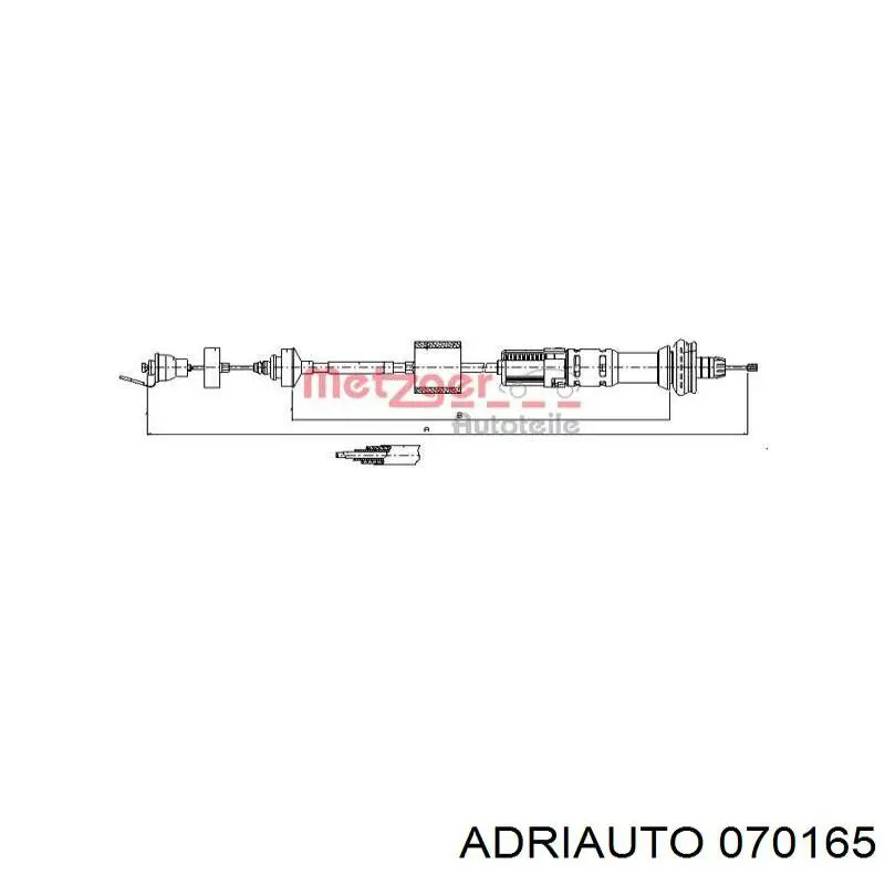 Тросик сцепления Adriauto 070165