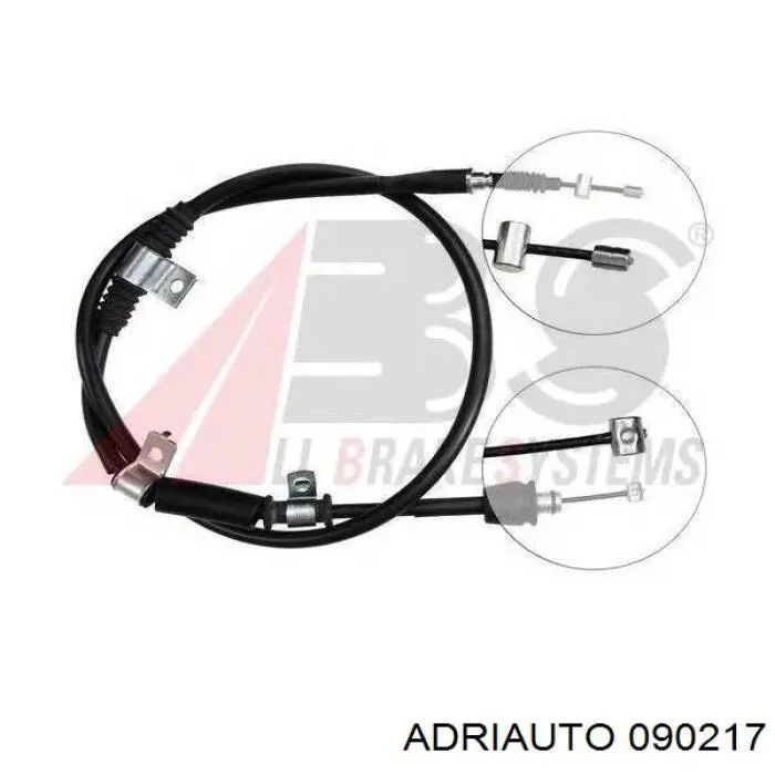 Cable de freno de mano trasero derecho 090217 Adriauto