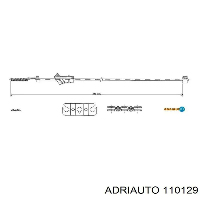 Трос сцепления Adriauto 110129 цена, от 3.81 USD