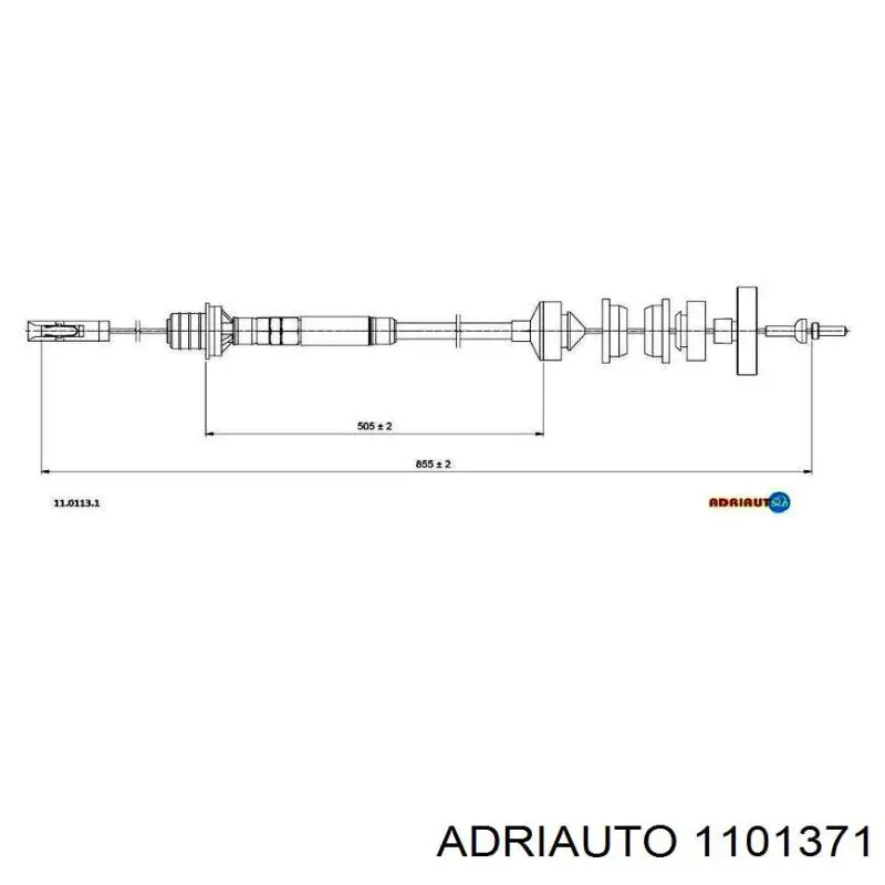 Трос сцепления Adriauto 1101371 цена, от 23.05 USD