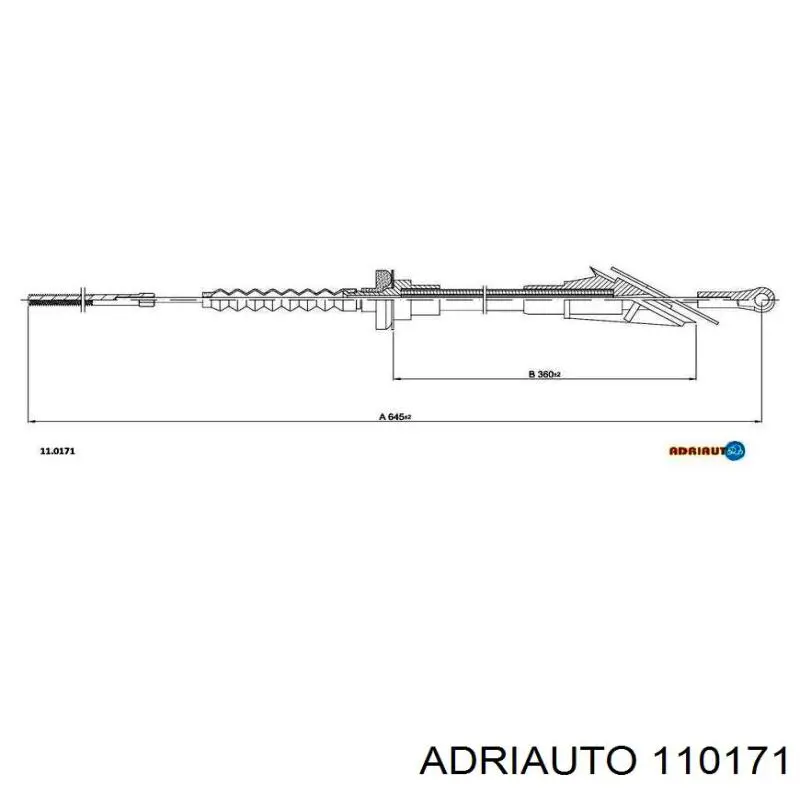 110171 Adriauto трос сцепления