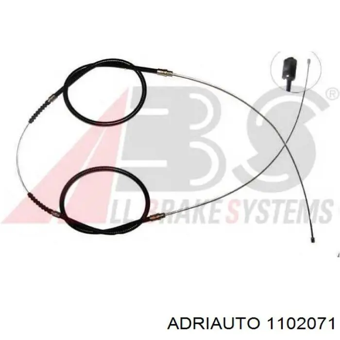 Трос ручного тормоза передний Adriauto 1102071 цена, от 10.58 USD