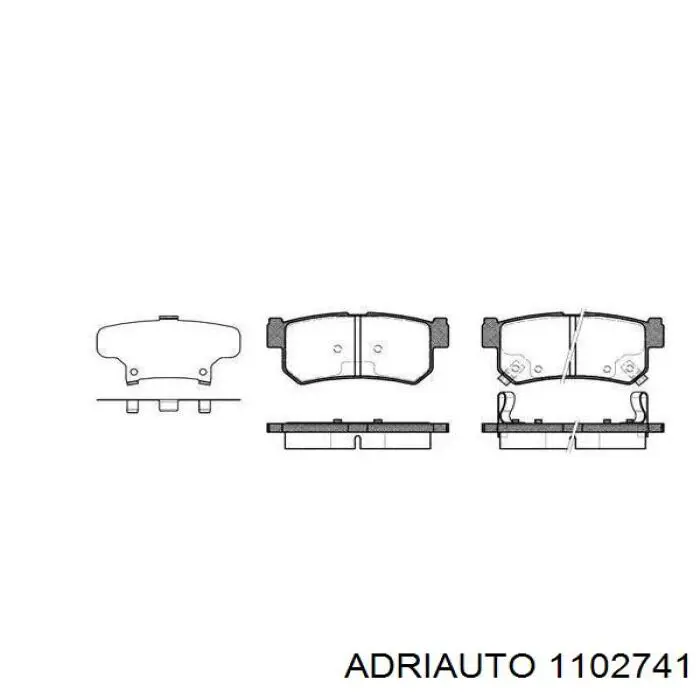 Трос ручного тормоза передний Adriauto 1102741 цена, от 11.61 USD