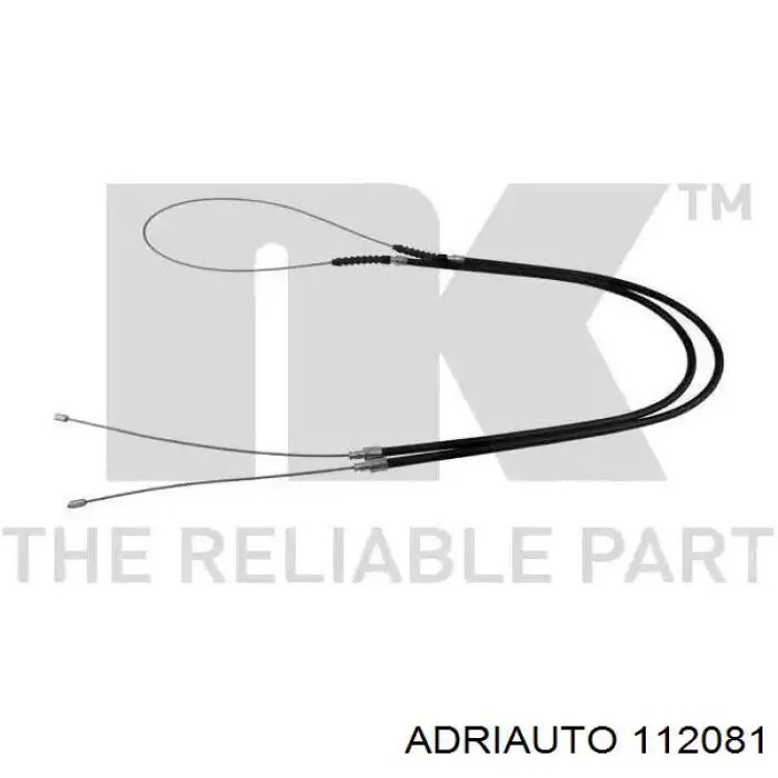 Задний трос ручника 112081 Adriauto
