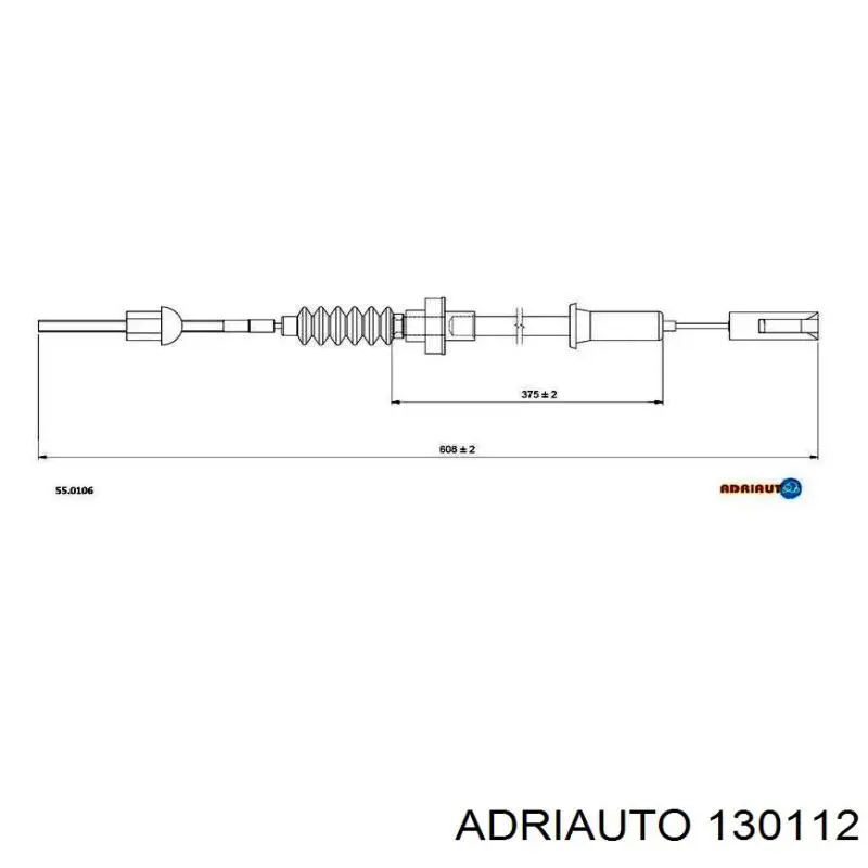 Трос сцепления Adriauto 130112 цена, от 8.47 USD