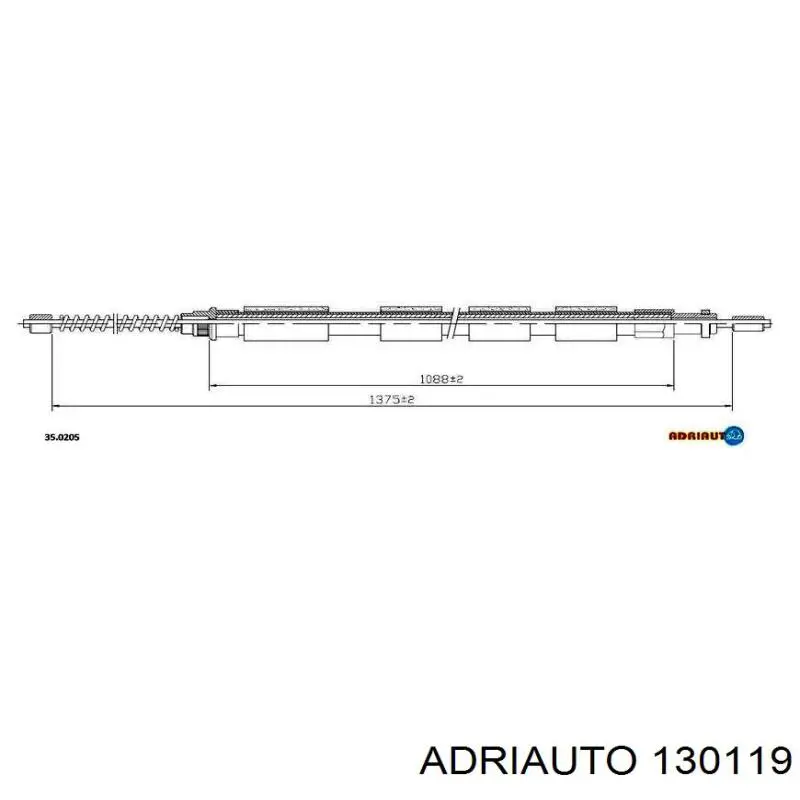 Трос сцепления Adriauto 130119 цена, от 8.21 USD