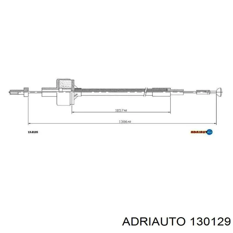 Трос сцепления Adriauto 130129 цена, от 6.19 USD