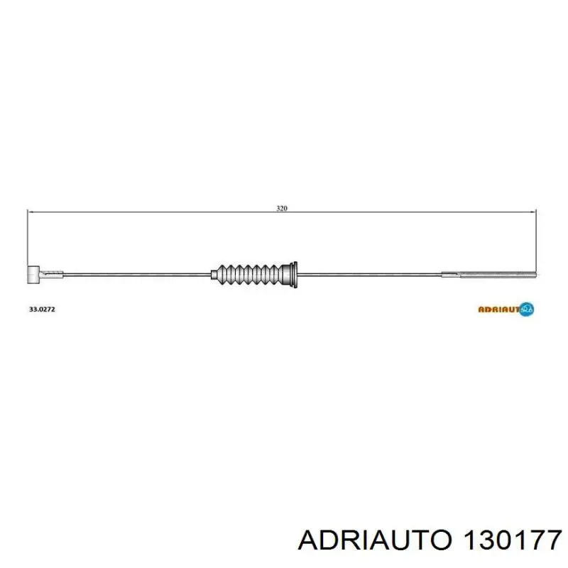 Cabo de embraiagem Adriauto 130177 preço, a partir de 12,56 USD