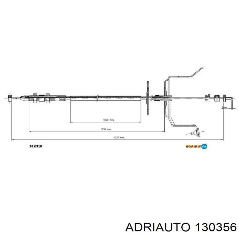Трос газа 6879708 Ford