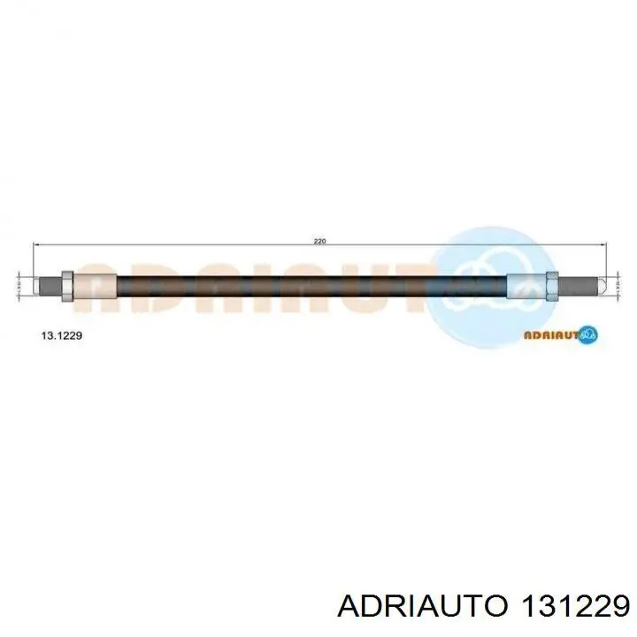 Задний тормозной шланг 131229 Adriauto