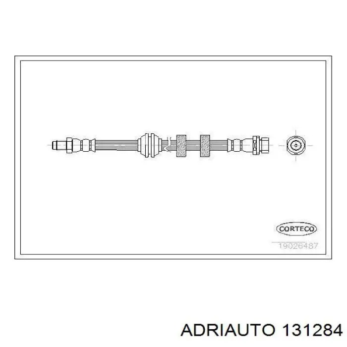 Тормозной шланг задний Adriauto 131284 цена, от 4.22 USD