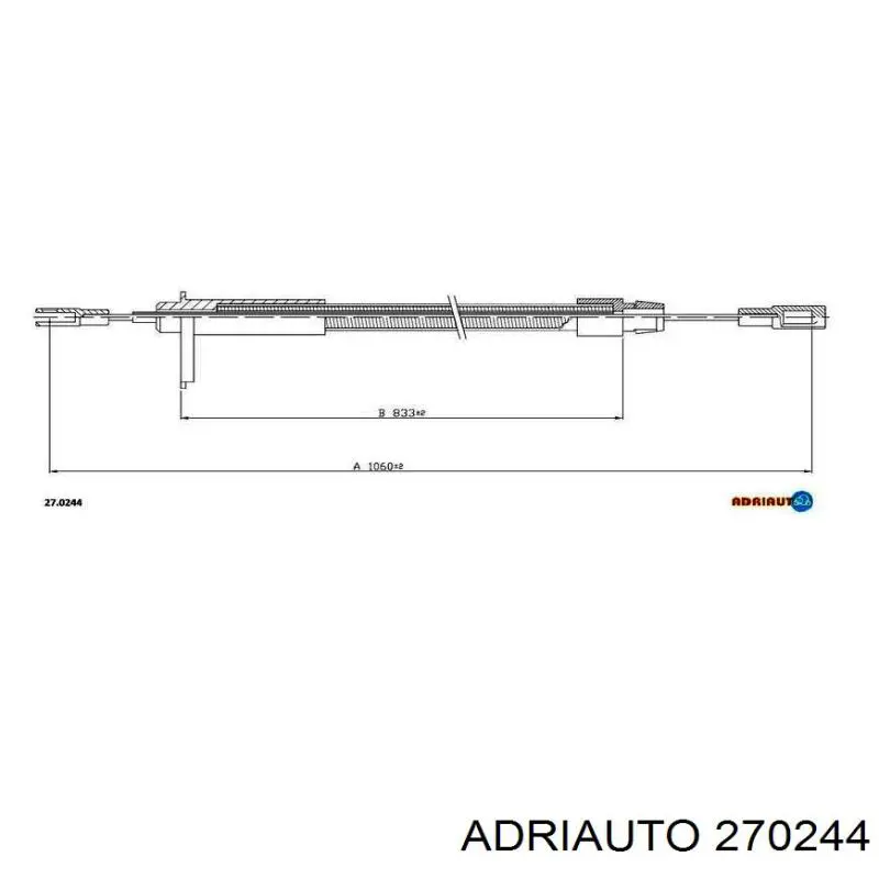 Трос ручника 270244 Adriauto