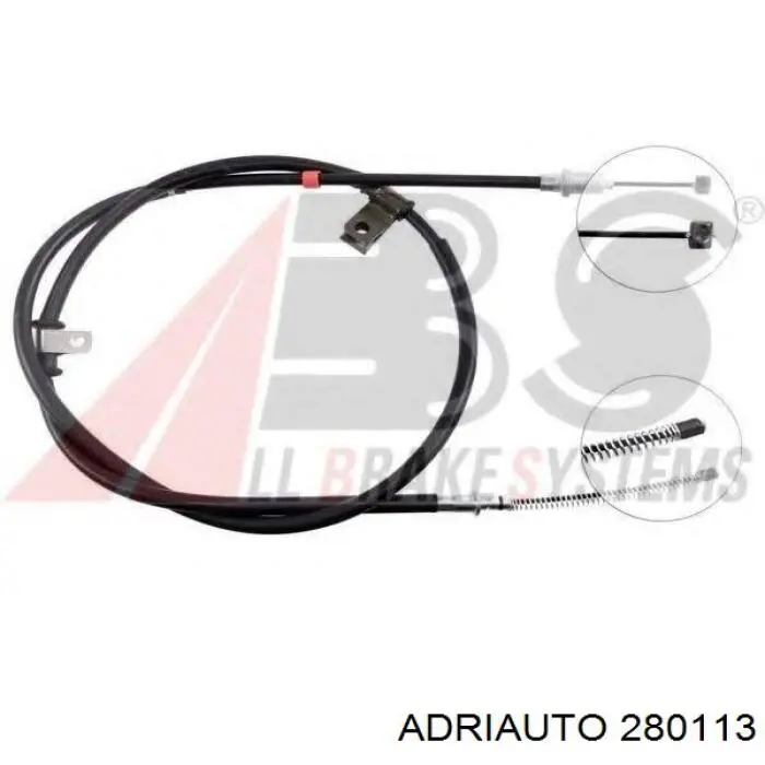 Cable de embrague 280113 Adriauto