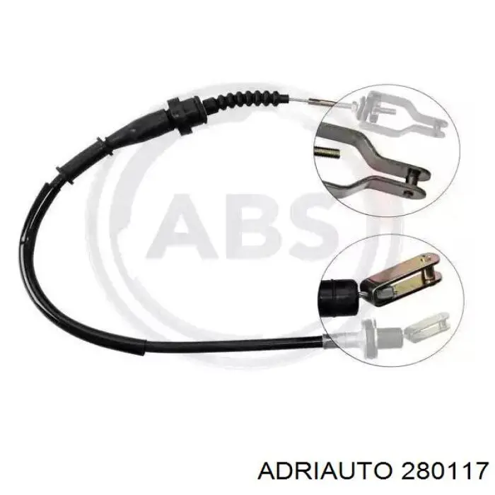 Трос сцепления Adriauto 280117 цена, от 14.70 USD