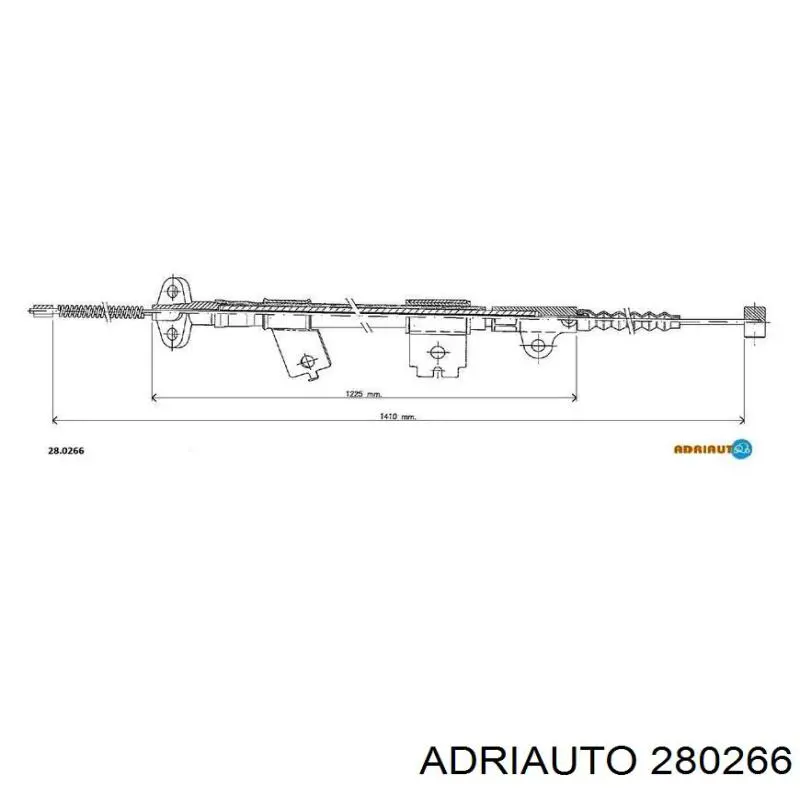 Задний правый трос ручника 280266 Adriauto