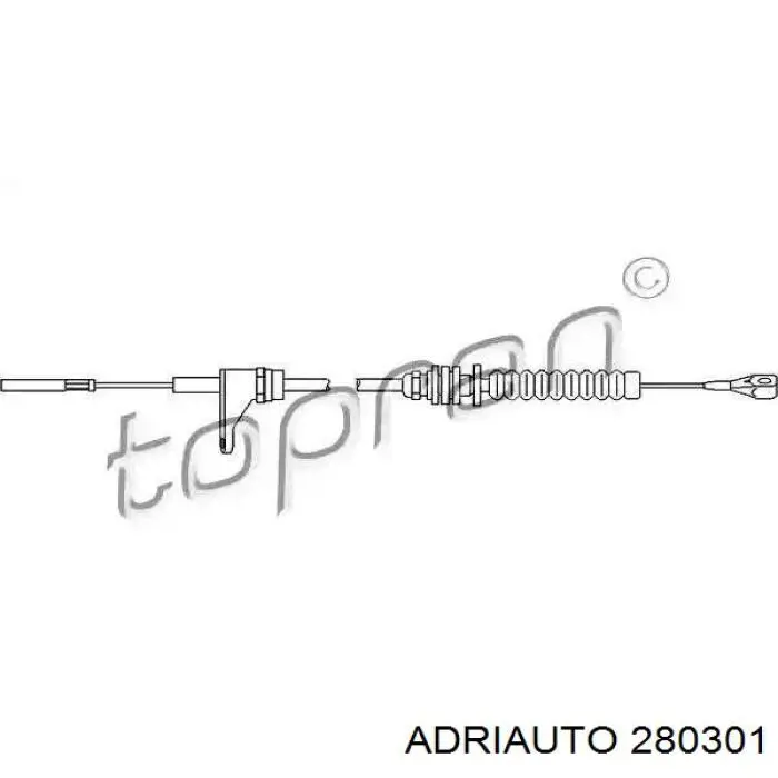 Трос газа 280301 Adriauto