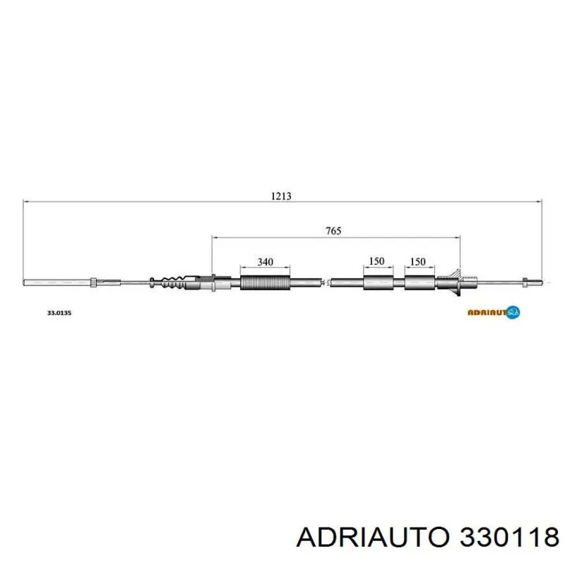 Трос сцепления Adriauto 330118 цена, от 6.49 USD