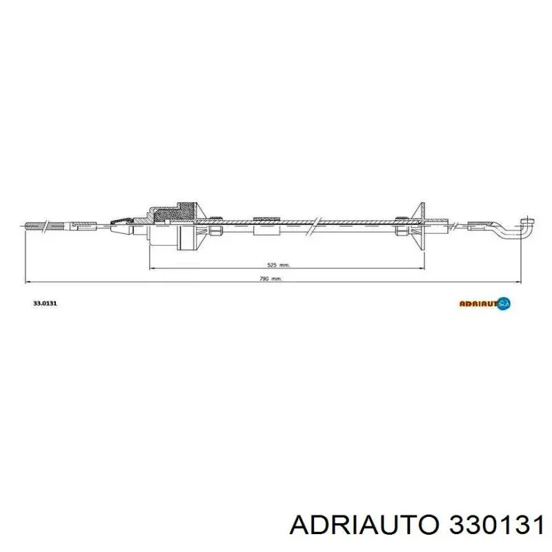 33.0131 Adriauto cabo de embraiagem