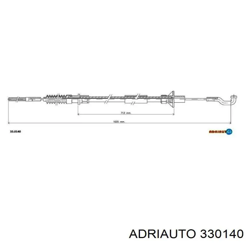 33.0140 Adriauto cabo de embraiagem