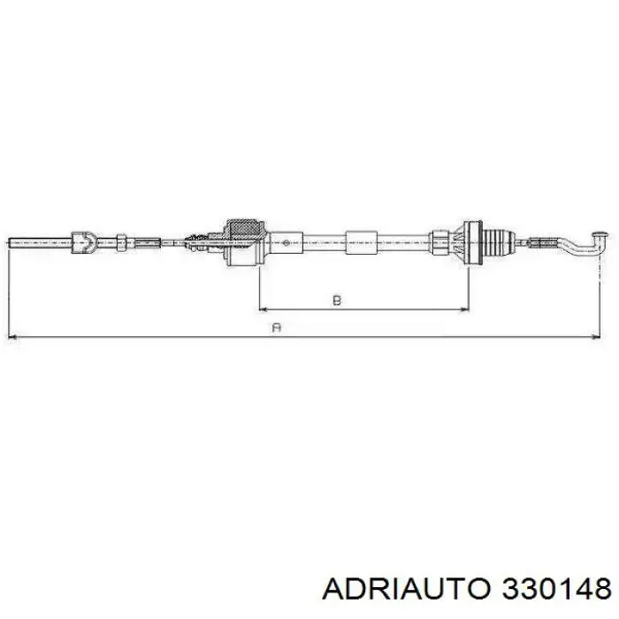 Купить 330148 Adriauto Трос сцепления